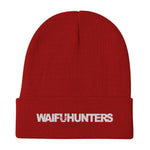 Embroidered Waifuhunters Beanie Red